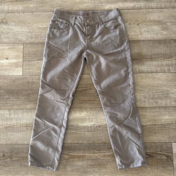 MOTHER Denim - MOTHER Jeans | Size 25 (Actual 28) Grey Skinny, Not Skinny Cropped Stretch Denim